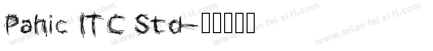 Panic ITC Std字体转换